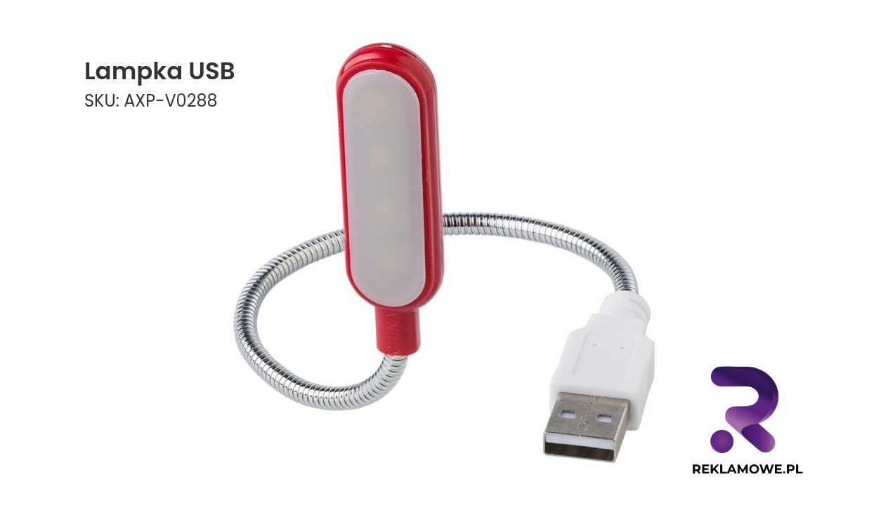 Lampka USB z możliwością podłączenia do portu USB