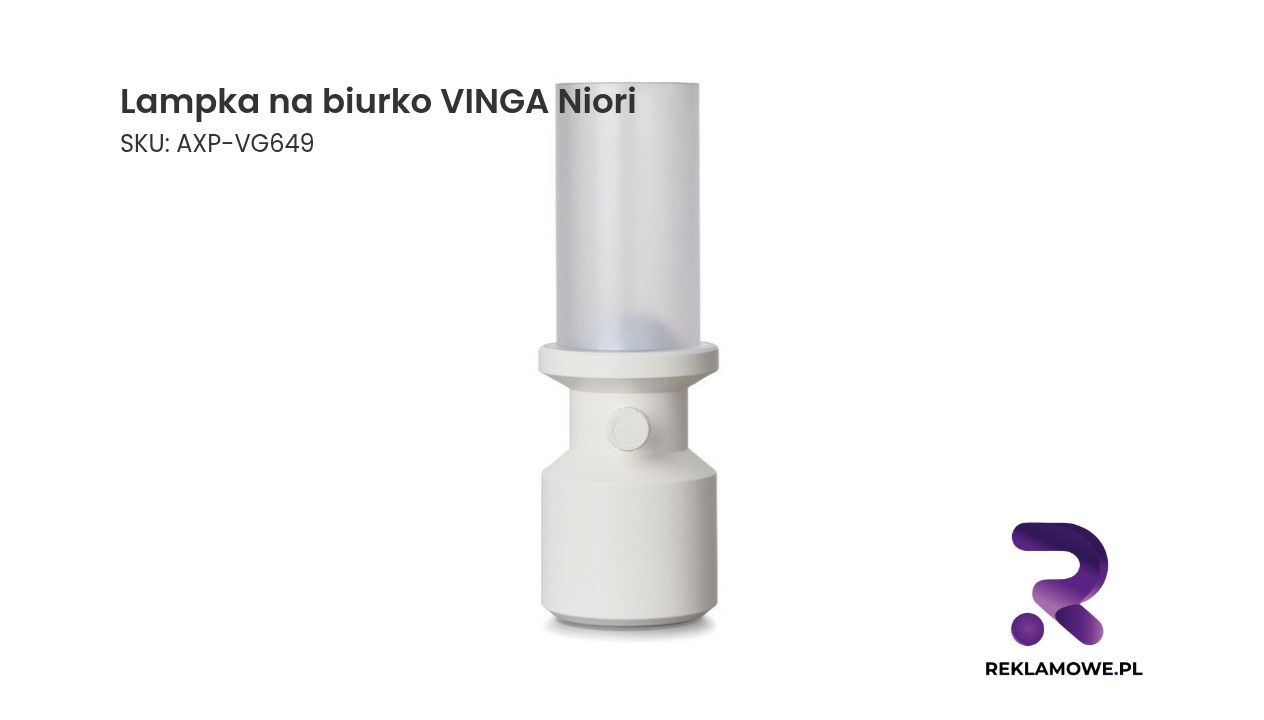 Lampka na biurko VINGA Niori w eleganckim czarnym kolorze