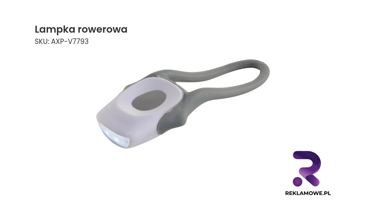Lampka rowerowa na przednią kierownicę