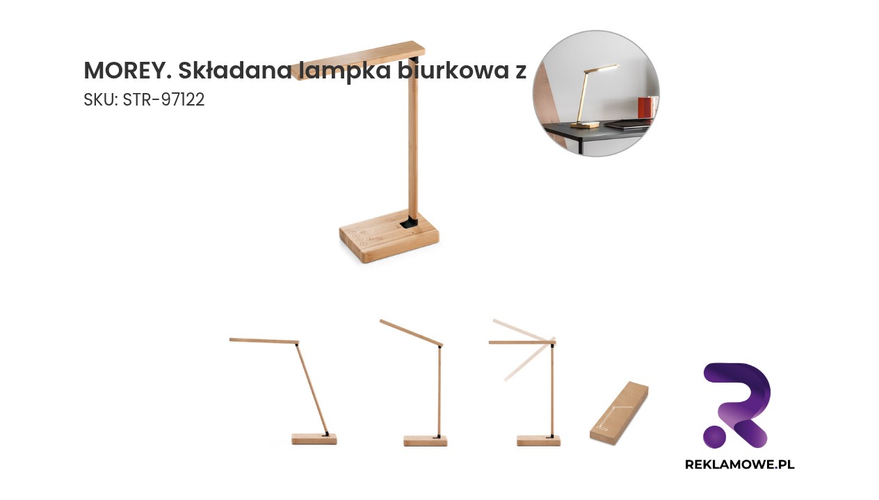 Składana lampka biurkowa MOREY na biurko