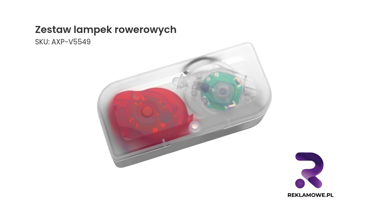 Zestaw lampek rowerowych Zestaw lampek rowerowych do jazdy nocą