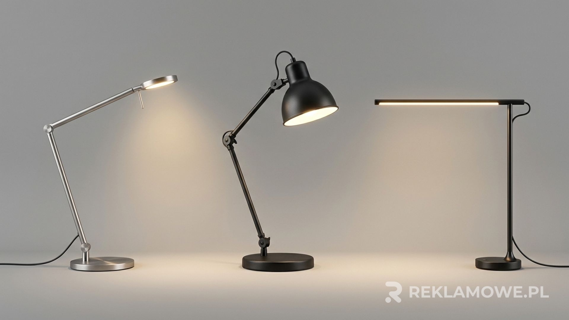 Lampa reklamowa wykorzystana w firmie do promocji i wyróżnienia marki