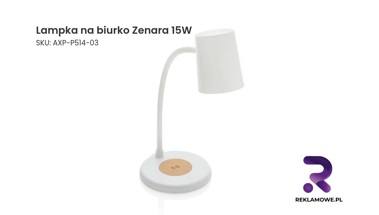 Lampka na biurko Zenara 15W – nowoczesna lampka biurkowa do pracy i nauki
