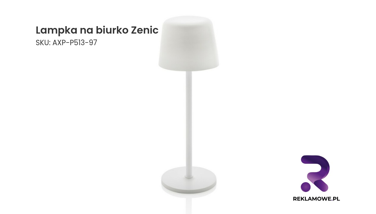 Lampka na biurko Zenic Lampka na biurko Zenic – nowoczesna lampka biurkowa do pracy i nauki