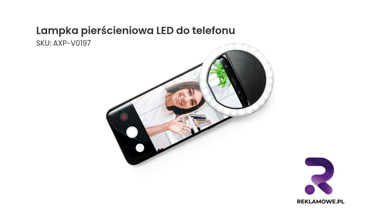 Lampka pierścieniowa LED do telefonu zwiększająca jakość zdjęć