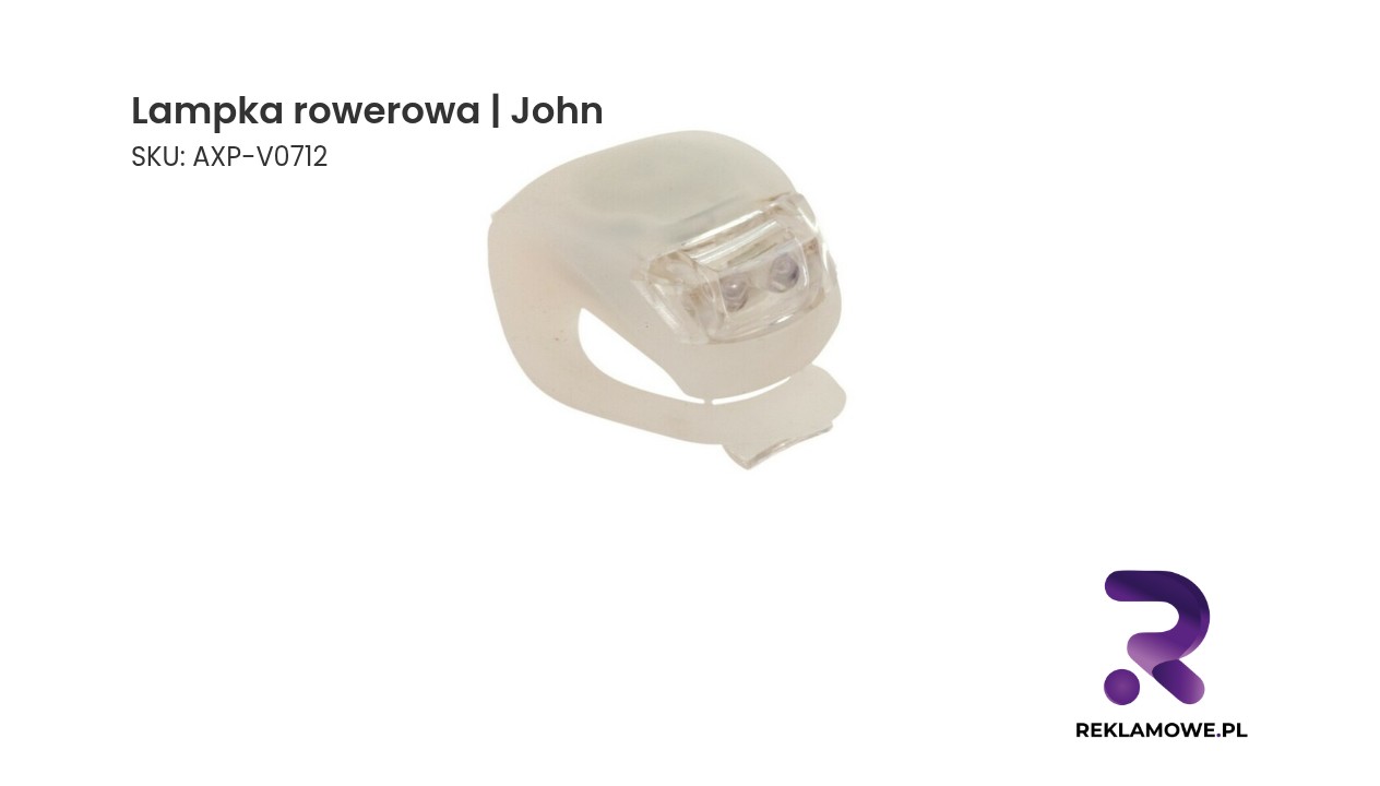 Lampka rowerowa John – wydajne oświetlenie do roweru