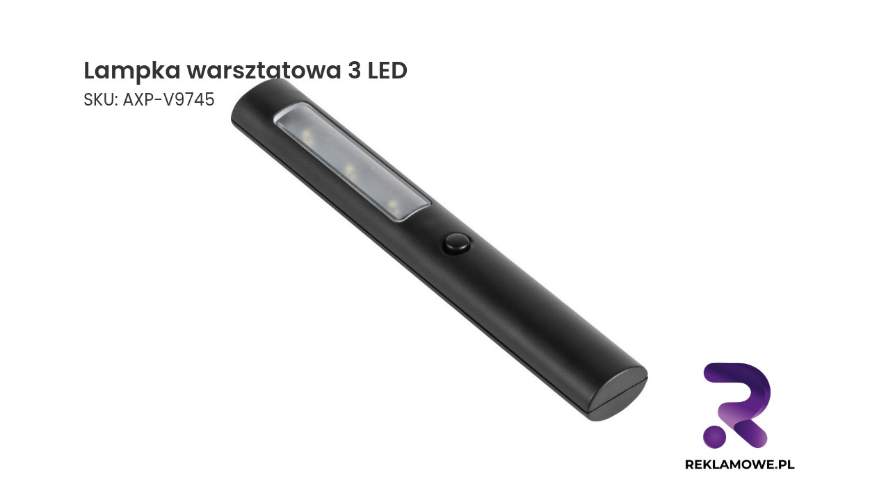 Lampka warsztatowa 3 LED – przenośne oświetlenie do warsztatu