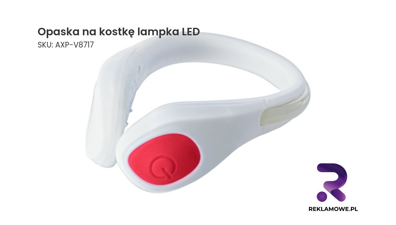 Opaska na kostkę z lampką LED – widoczność i bezpieczeństwo po zmroku