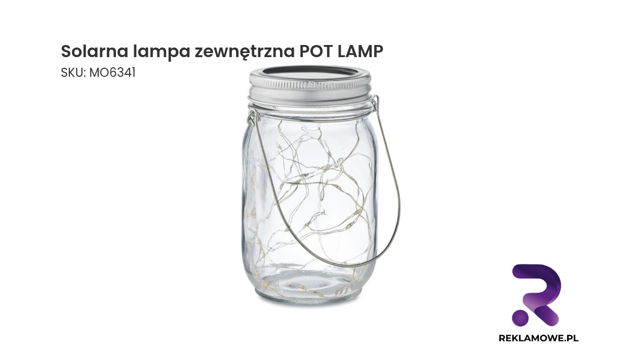 Solarna lampa zewnętrzna w kształcie donicy