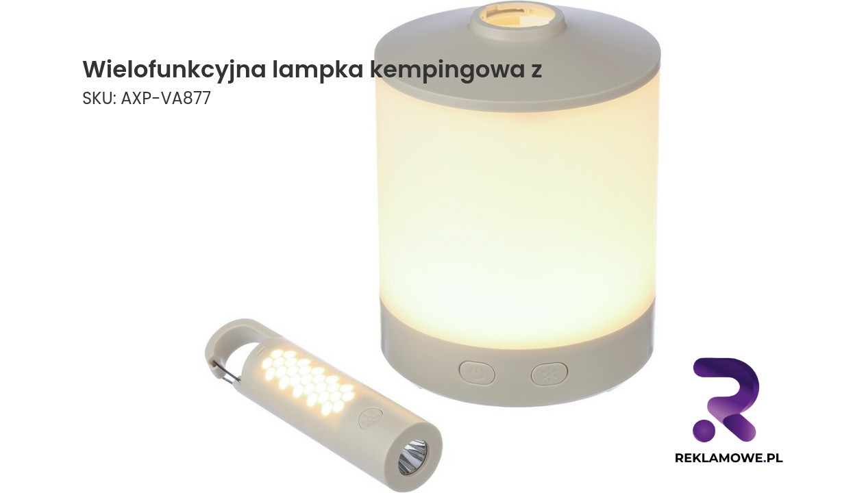 Wielofunkcyjna lampka kempingowa z funkcją RGB Wielofunkcyjna lampka kempingowa z – praktyczne oświetlenie turystyczne do namiotu i na biwak